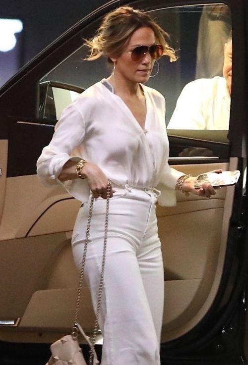 Jennifer Lopez Spotted Arriving at an Office Building in LA 2