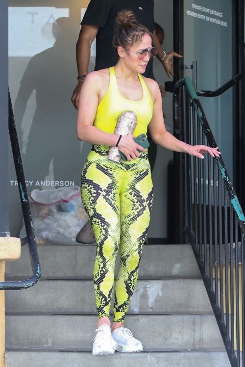 Jennifer Lopez Studio City Arrival 1