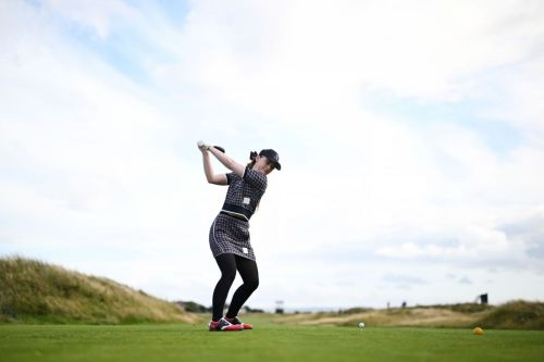Kathryn Newton Playing at Open Invitational at Royal Liverpool Golf Club 07/16/2023 4