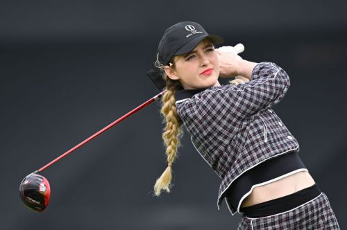 Kathryn Newton Playing at Open Invitational at Royal Liverpool Golf Club 07/16/2023 5
