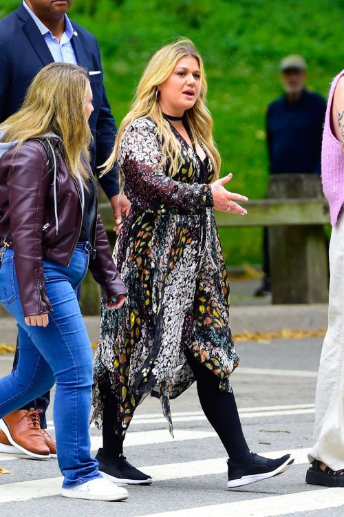 Kelly Clarkson Out with Friends in NYC 1