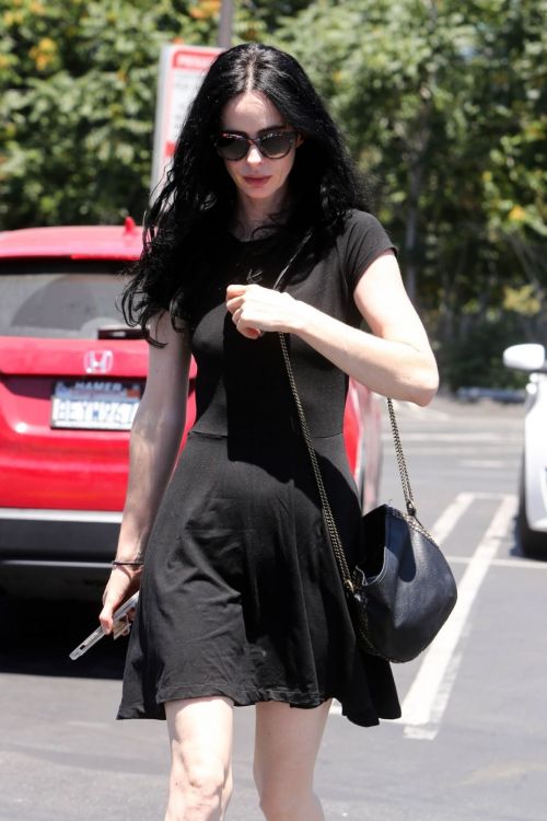 Krysten Ritter CVS Visit in Studio City Black Short Dress and Beautiful Legs 07/14/2023 5