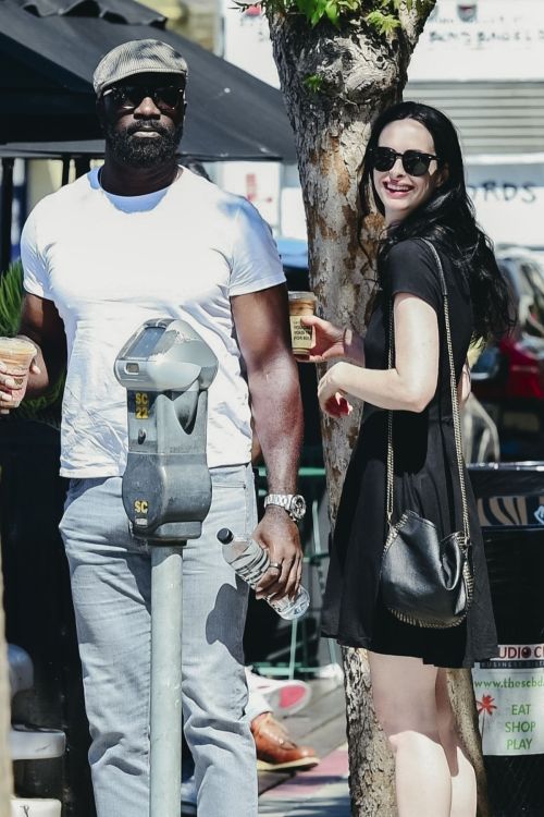 Krysten Ritter and Mike Colter Out in Los Angeles 4