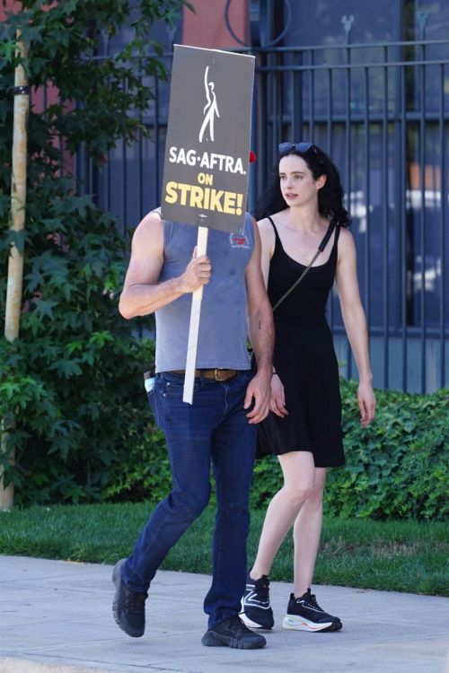 Krysten Ritter at SAG-AFTRA and WGA Strike 1