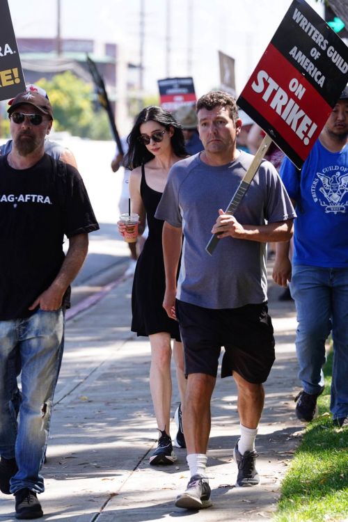 Krysten Ritter at SAG-AFTRA and WGA Strike 2