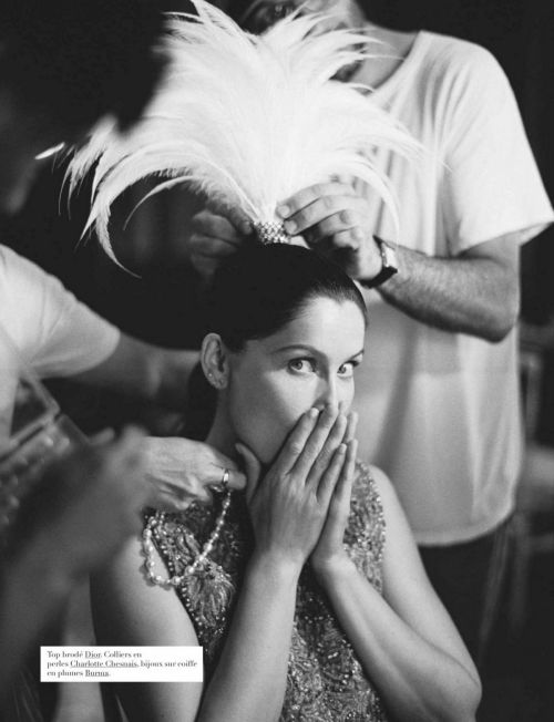 Laetitia Casta in Harper