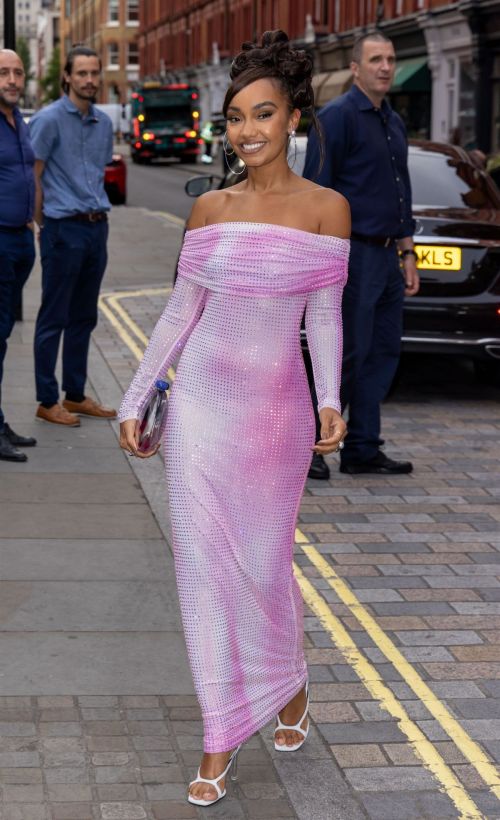 Leigh-Anne Pinnock Arrives at British Vogue x Self-Portrait Summer Party in London 4