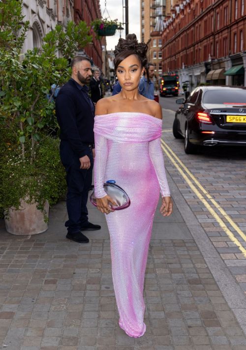 Leigh-Anne Pinnock Arrives at British Vogue x Self-Portrait Summer Party in London 5