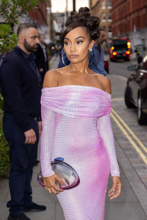 Leigh-Anne Pinnock Arrives at British Vogue x Self-Portrait Summer Party in London 8