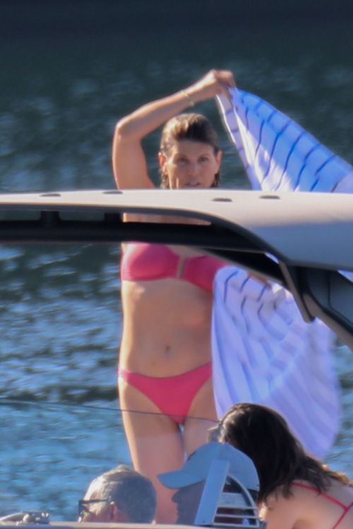 Lori Loughlin and Isabella Rose Giannulli in Bikinis at a Boat 5