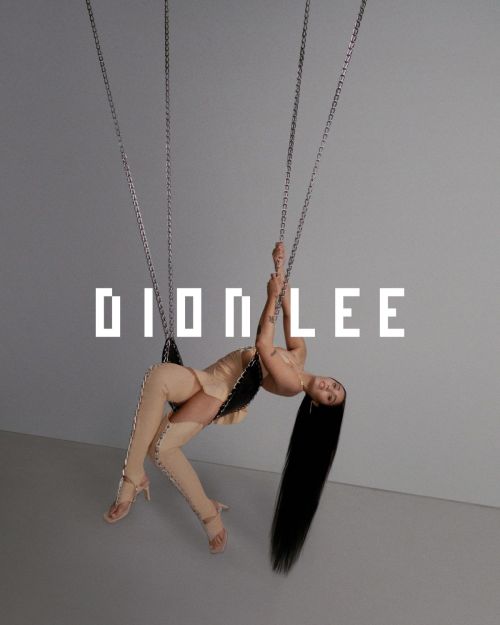 Lourdes Leon for Dion Lee Cage Chain Campaign July 2023 2