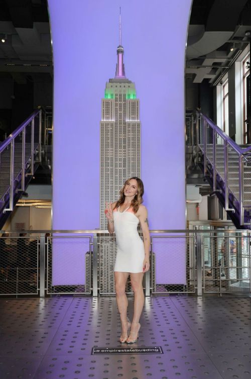 Melanie Chisholm at the Iconic Empire State Building in New York 07/14/2023 2