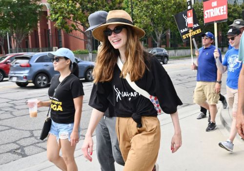 Michelle Monaghan at SAG-AFTRA Actors Union Strike in New York 06/17/2023 2