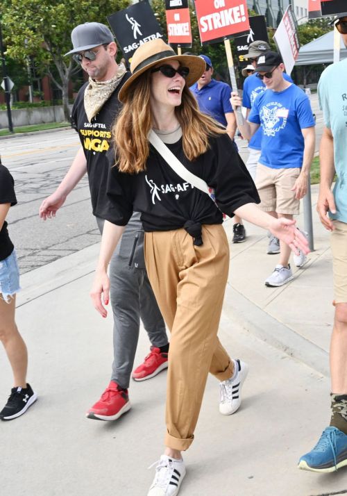 Michelle Monaghan at SAG-AFTRA Actors Union Strike in New York 06/17/2023 3