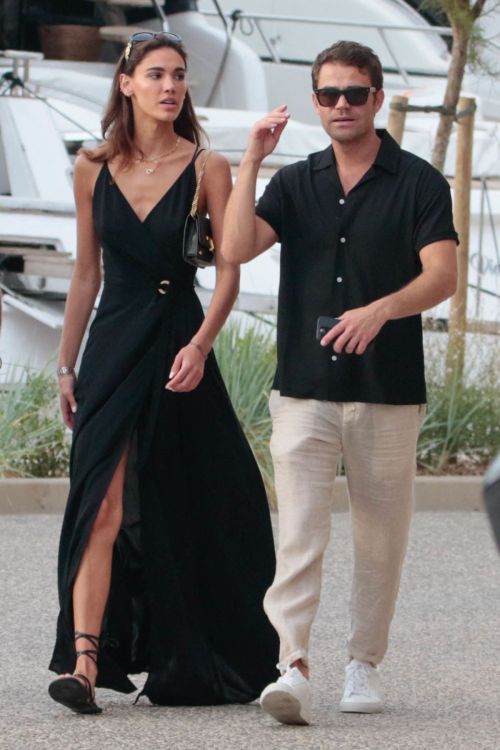 Natalie Kuckenburg and Paul Wesley Arrive at Harbor of Saint Tropez 2