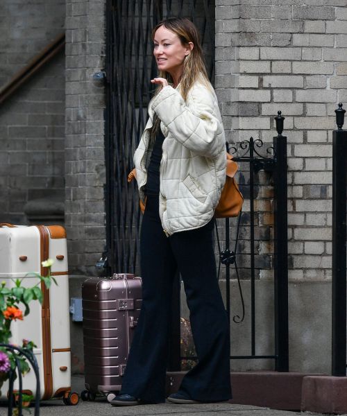 Olivia Wilde out with her Brother Charlie in New York 07/16/2023