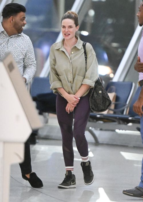 Rebecca Ferguson Arrives Stylishly at JFK Airport in New York 07/13/2023 1