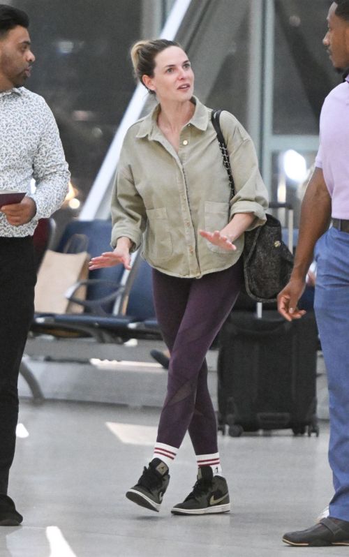 Rebecca Ferguson Arrives Stylishly at JFK Airport in New York 07/13/2023 2