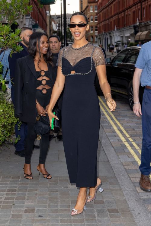 Rochelle Humes arrives at British Vogue x Self-Portrait Summer Party in London 07/13/2023 2