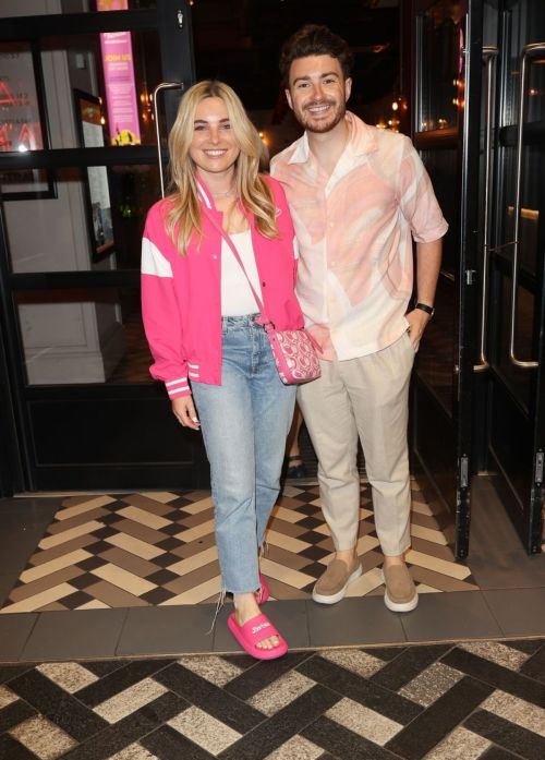 Sian Welby Arrives at a Barbie Screening in London 07/20/2023