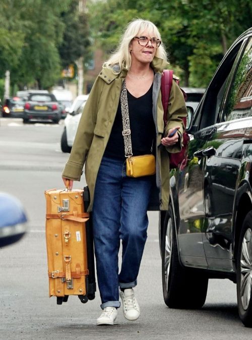 Tamzin Outhwaite Out and About in London 1