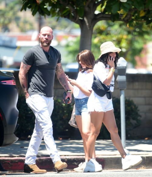 Vanessa Hudgens and Oliver Trevena Out with Friends in Los Angeles 07/20/2023 2