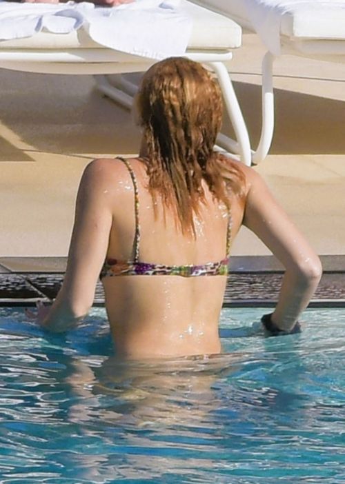 Anna Ermakovva in Bikini at a Pool in Saint Tropez 2