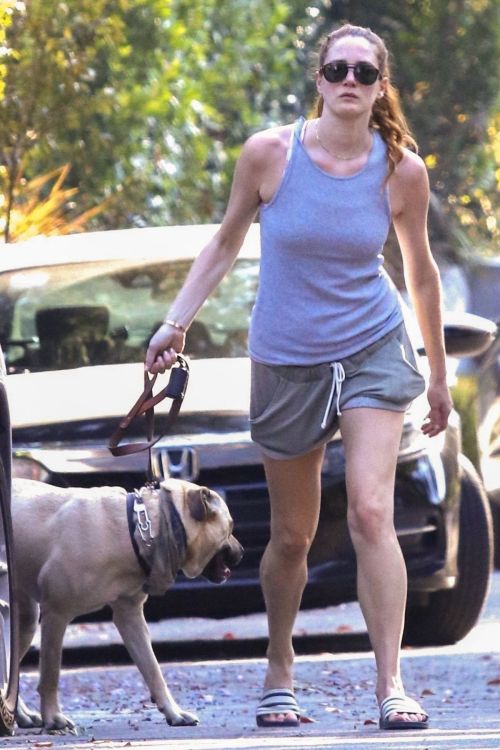 Anna Osceola Out with Her Dog in Los Feliz 2