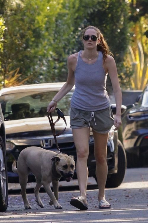 Anna Osceola Out with Her Dog in Los Feliz 3