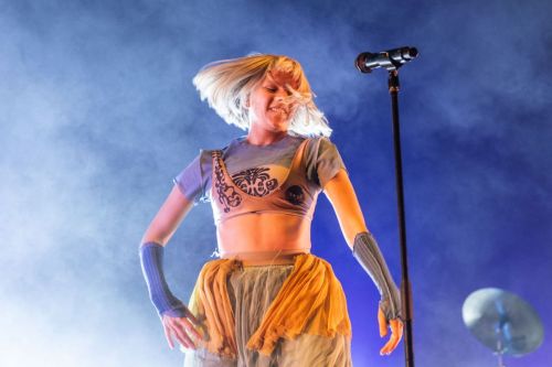 Aurora Performs at Manefestivalen in Fredrikstad 07/29/2023 4