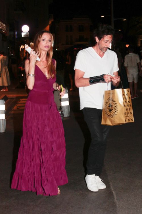 Georgina Chapman and Adrien Brody in St. Tropez 3