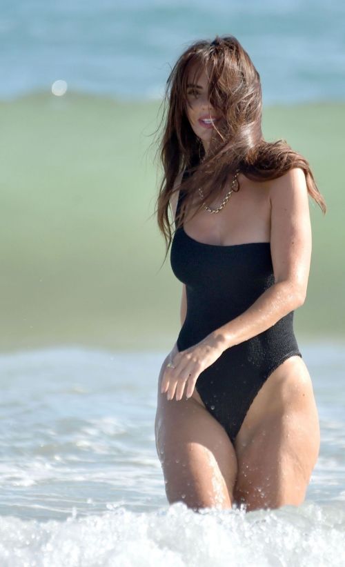 Jennifer Metcalfe in Swimsuit at a Beach in Marbella 07/31/2023 2