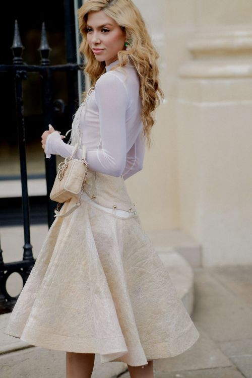 Jordanna Maia at Alexis Mabille Fall/Winter 23-24 Haute Couture Show in Paris 1