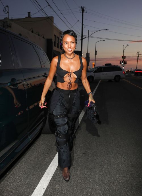 Karrueche Tran Arrives at Giorgio Baldi in Santa Monica 3