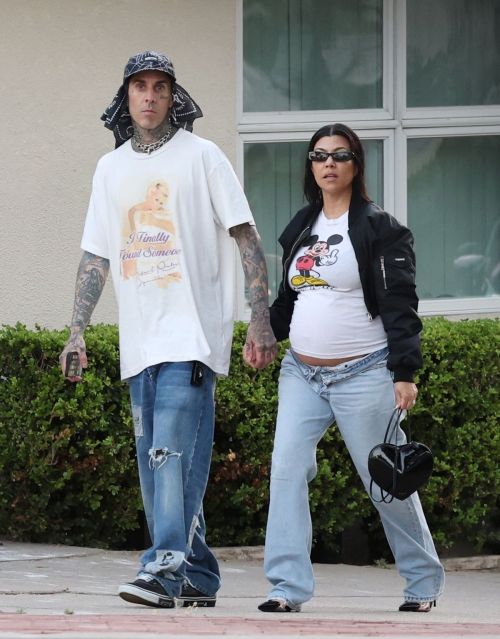 Kourtney Kardashian and Travis Barker Out in Los Angeles 08/02/2023 1