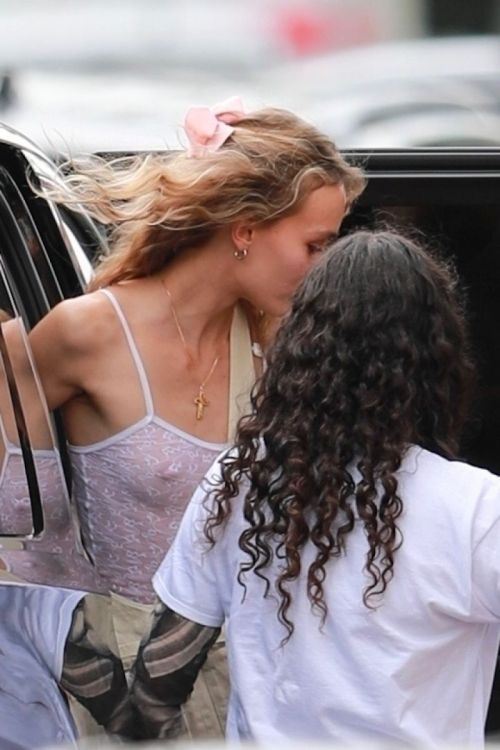 Lily-Rose Depp and 070 Shake Out in West Hollywood 07/31/2023 2