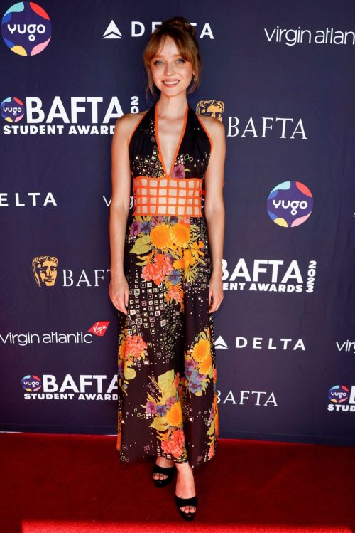 Madeleine Arthur at YUGO BAFTA Student Awards in Los Angeles 07/27/2023 1