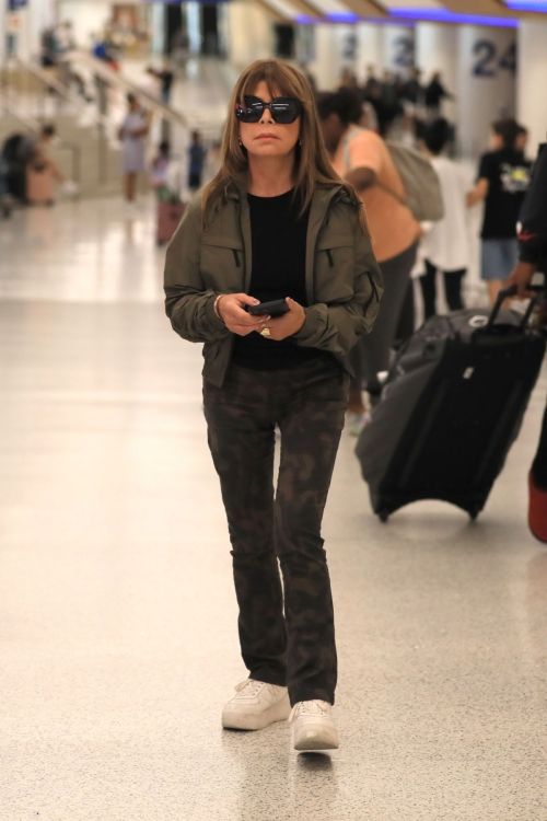 Paula Abdul Seen at LAX Airport in Los Angeles