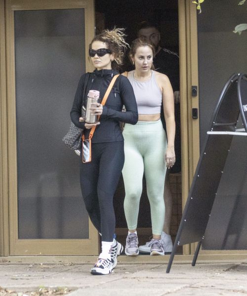 Rita and Elena Ora Leave a Gym Session in London 1