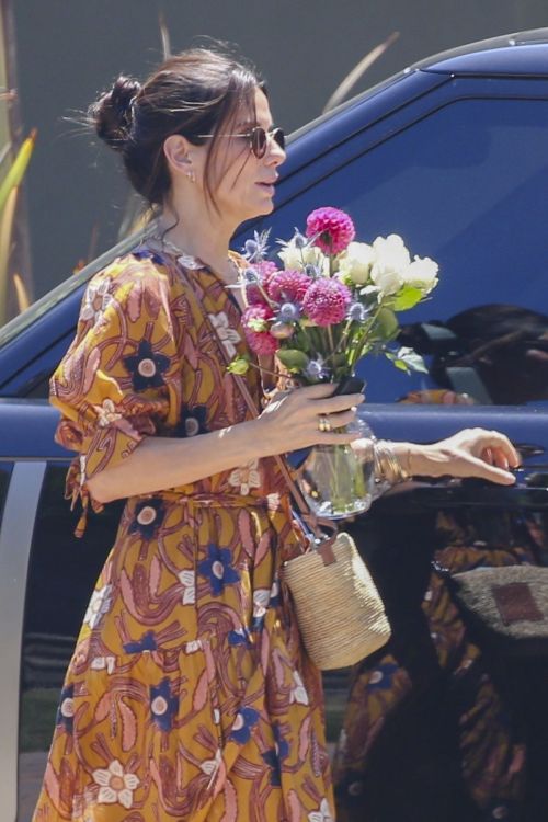 Sandra Bullock out with a friend in Los Angeles 1