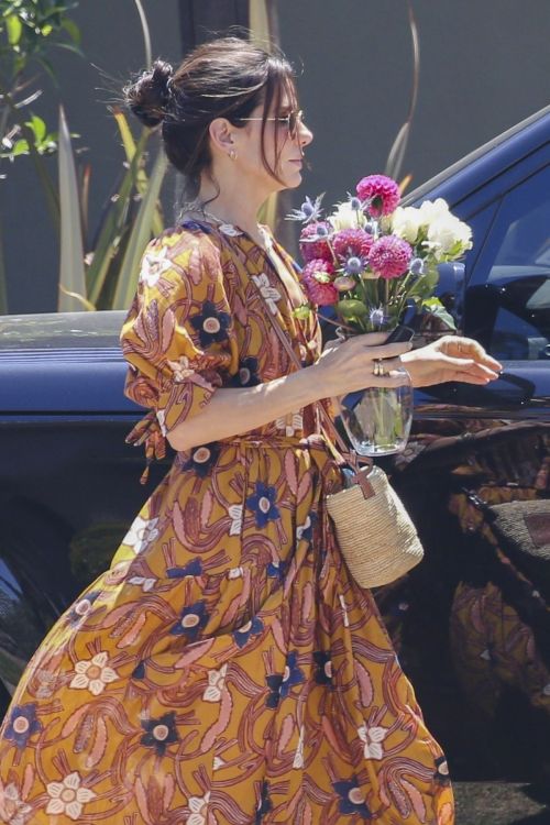 Sandra Bullock out with a friend in Los Angeles 3