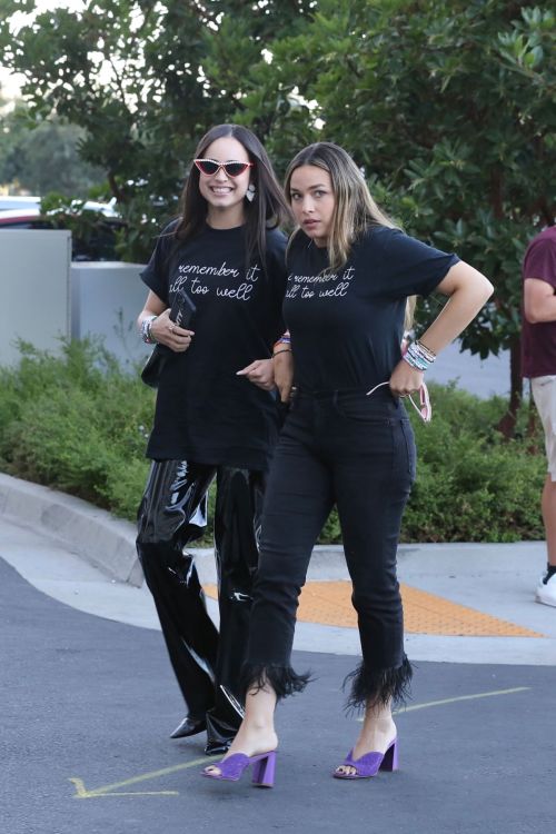 Sofia Carson Arrives at Taylor Swift