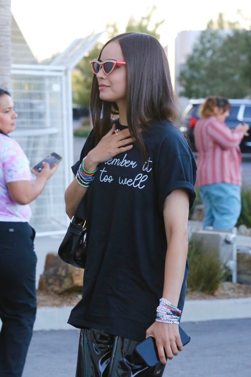 Sofia Carson Arrives at Taylor Swift