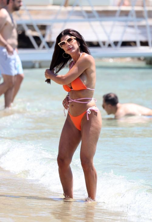 Teresa Giudice in Bikini at Mykonos Beach 08/01/2023 7