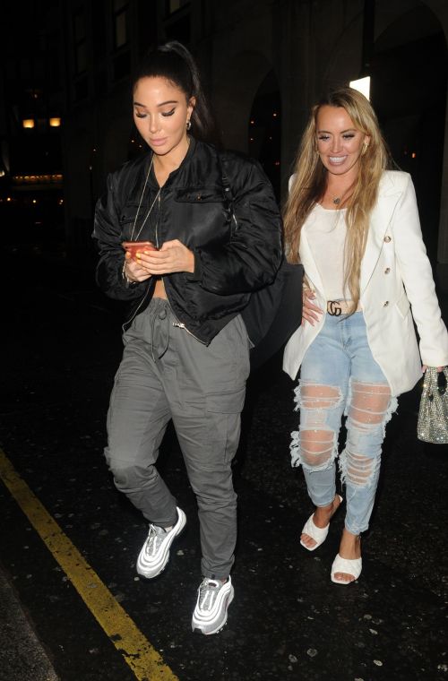 Tulisa Contostavlos and Michelle McKenna at Mano Mayfair in London 3