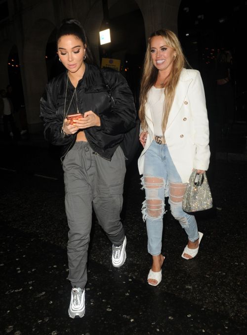 Tulisa Contostavlos and Michelle McKenna at Mano Mayfair in London 4