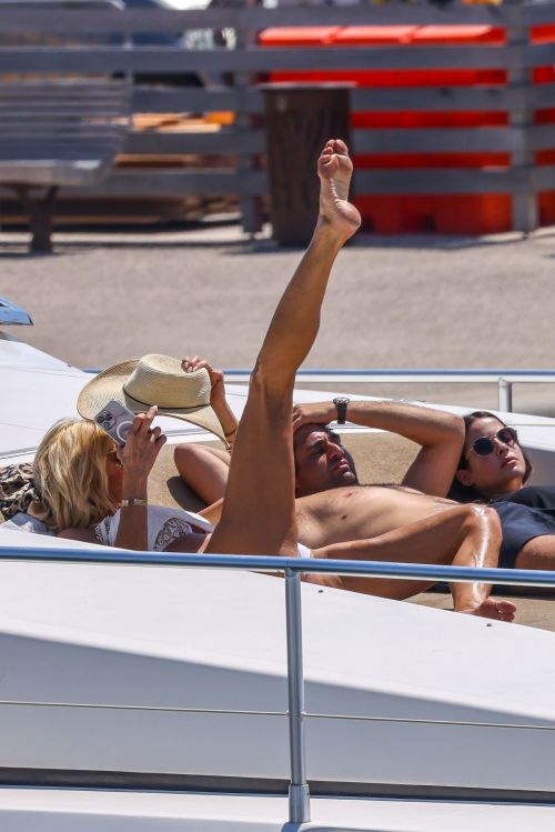 Victoria Silvstedt on a Yacht in Saint Tropez 07/29/2023 5