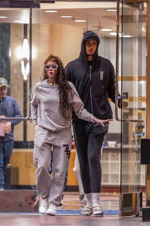 Winnie Harlow and Kyle Kuzma on a Date Night in Calabasas 3