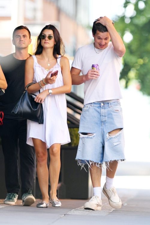 Brooke Sansone and Charlie Puth Step Out in Style in New York 09/06/2023 2