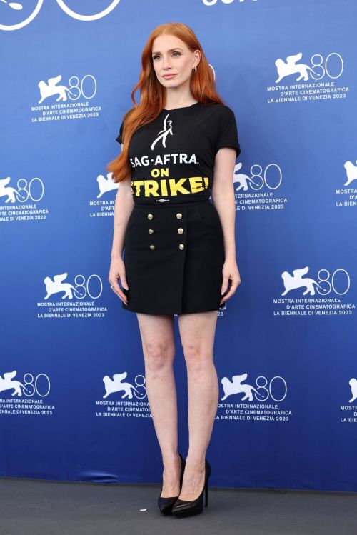 Jessica Chastain at Memory Photocall, 80th Venice Film Festival 09/08/2023 1